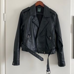 Like new faux leather Moto jacket
